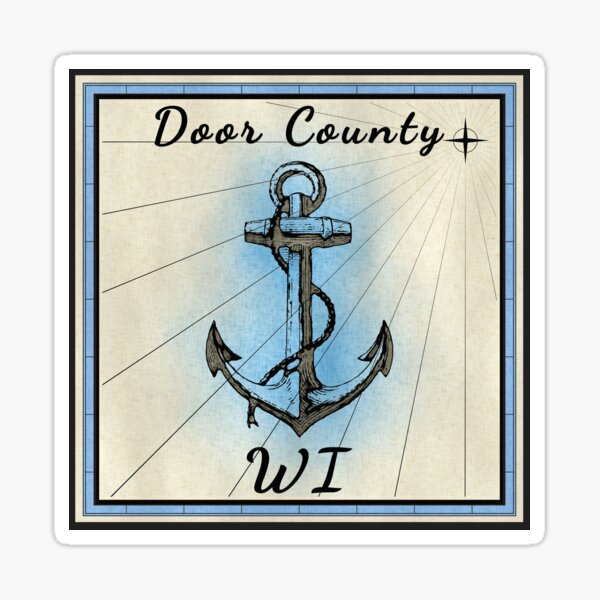 Door County Wisconsin Sticker
