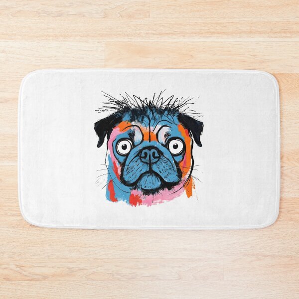 Item preview, Pug Portrait Color Splash designed and sold by dreampik.