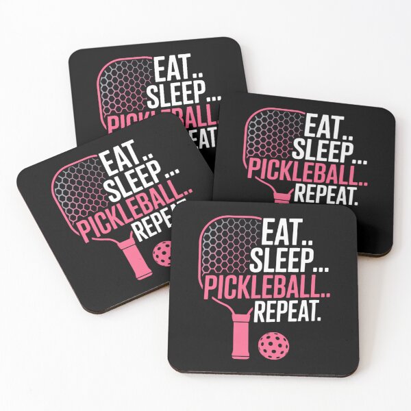 Item preview, Eat Sleep Pickleball Repeat Funny Pickleball Lover designed and sold by Sunset4Bones.