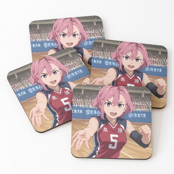 Item preview, Aira Shiratori Dandadan Volleyball Dynamic Arena Power Serve designed and sold by HumbertoValveno.