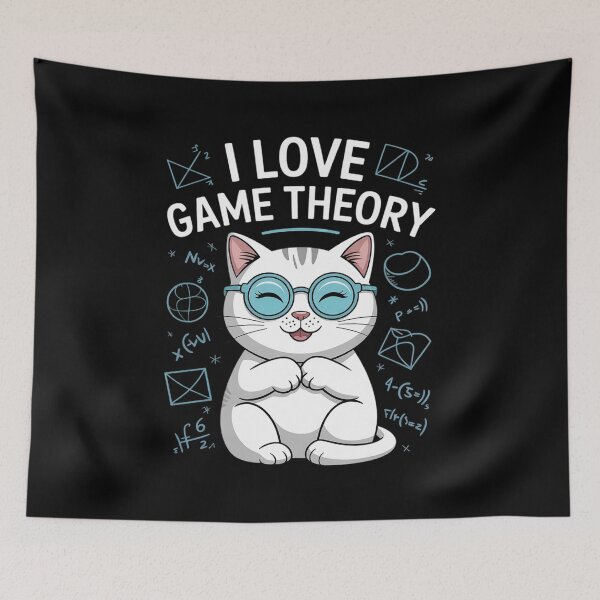 Item preview, I Love Math and Cats - Game Theory  designed and sold by GGrizeldaRivas.