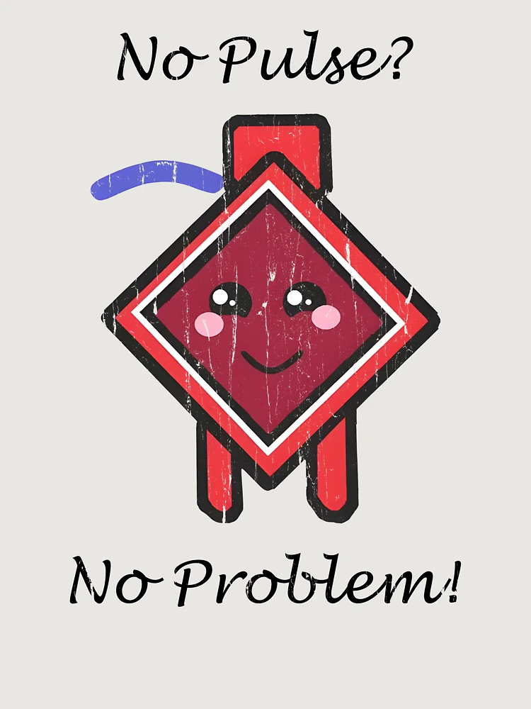 Thumbnail 6 of 6, Premium Oversized Hoodie, No Pulse No Problem designed and sold by RoderickStout.