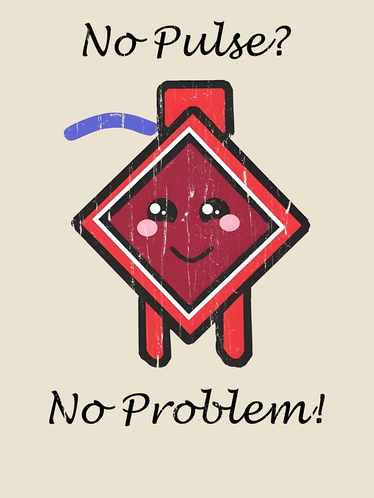 Thumbnail 4 of 4, Relaxed T-Shirt, No Pulse No Problem designed and sold by RoderickStout.