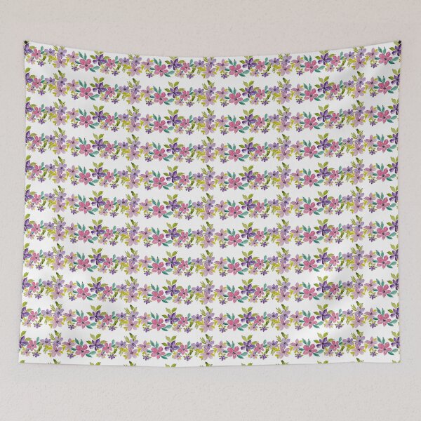 Item preview, A Colorful Watercolor Flower Bouquet in Plum and Purple designed and sold by Orly Fuchs Galchen.