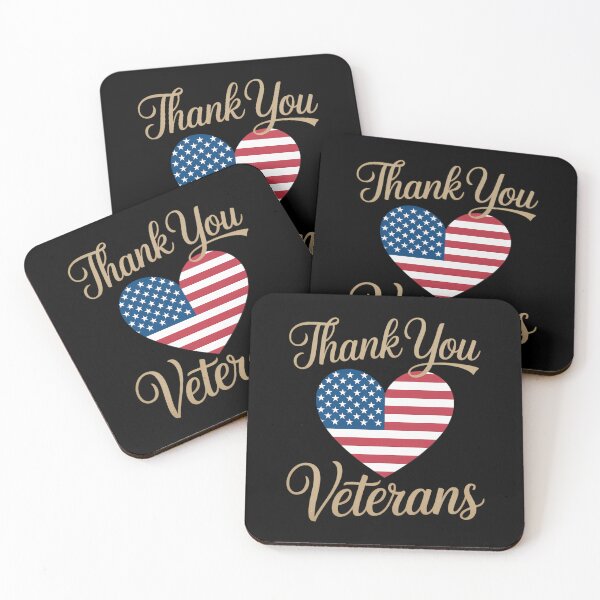 Item preview, Thank you veterans with american flag heart for veterans day designed and sold by Sunset4Bones.