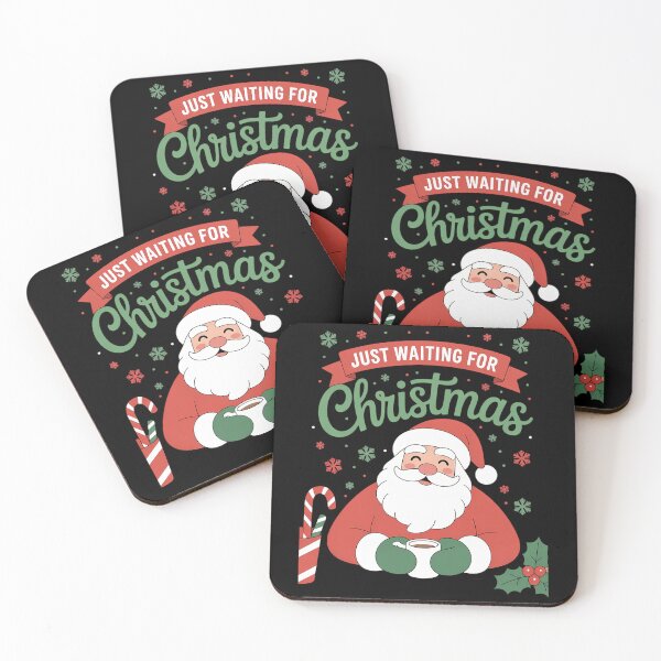 Item preview, Just Waiting For Christmas Funny Santa Claus designed and sold by waazwee6.