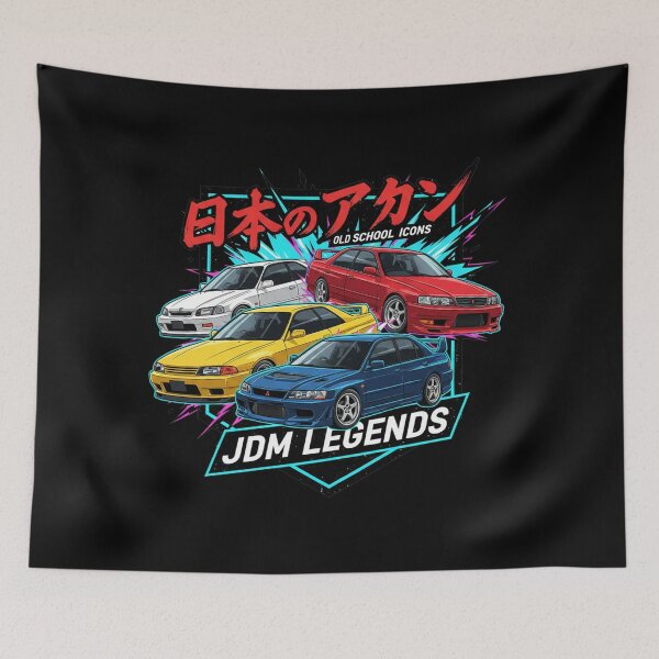 Item preview, JDM LEGENDS ICONS | Vaporwave Sedan Stack & Car Glitch Art designed and sold by nhstaruna.