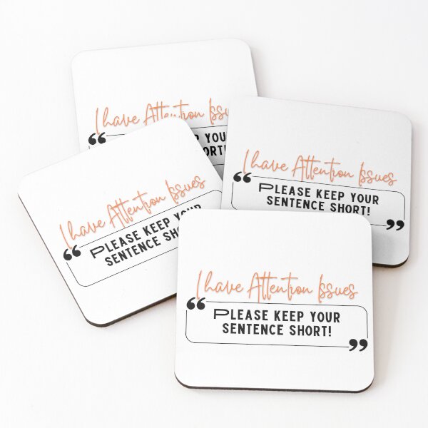 Item preview, I have attention issues don't talk to me  designed and sold by twosenses.