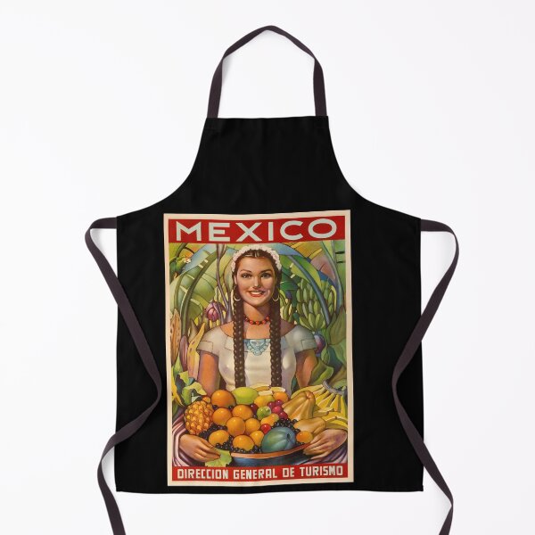 Item preview, Vintage Mexico Tourism Poster | Mid-Century Art | Vibrant Colors & Cultural Heritage | Traditional Mexican Attire | Exotic Art designed and sold by artofuniverse.