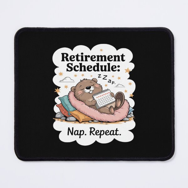 Item preview, Retirement Schedule Capybara Nap Repeat Funny Retire designed and sold by petrichorsworld.