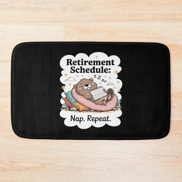 Item preview, Retirement Schedule Capybara Nap Repeat Funny Retire designed and sold by petrichorsworld.