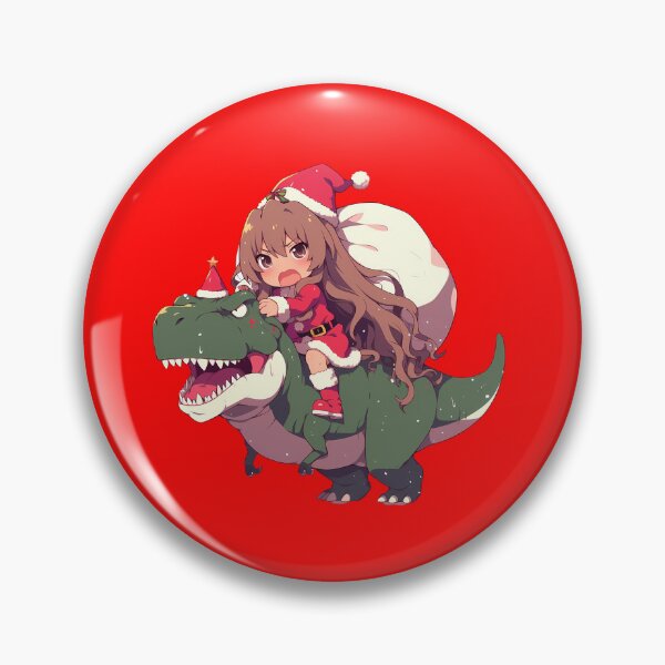 Item preview, Taiga Aisaka Christmas Dinosaur Toradora Kawaii Anime designed and sold by HumbertoValveno.