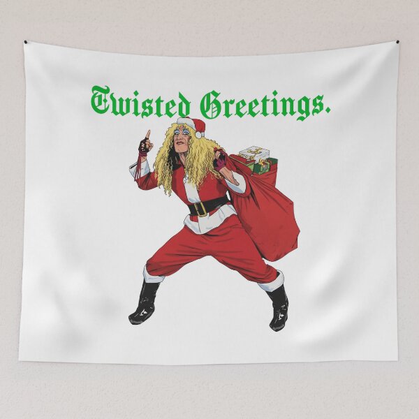 Item preview, Twisted Greetings! Santa Dee offers you Xmas greetings designed and sold by geetarv.