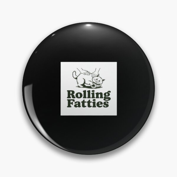 Item preview, Rolling Fatties Cat Funny Cute Cat Lover Kitten Owner Kitty designed and sold by petrichorsworld.