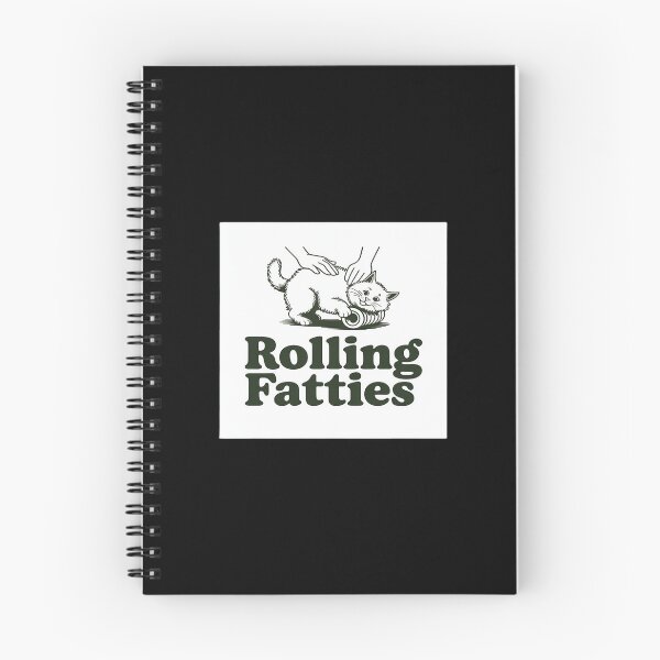 Item preview, Rolling Fatties Cat Funny Cute Cat Lover Kitten Owner Kitty designed and sold by petrichorsworld.