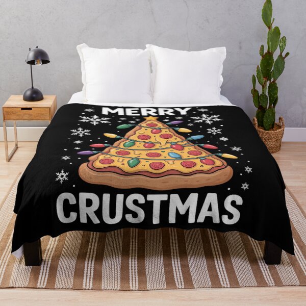 Item preview, Merry Crustmas Pizza Christmas Xmas designed and sold by Sunset4Bones.