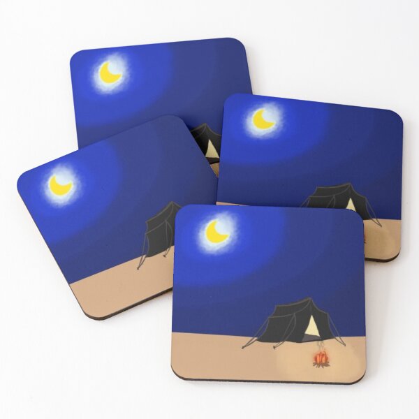 Item preview, Desert Night Campfire Under the Moon designed and sold by LunaArtology.