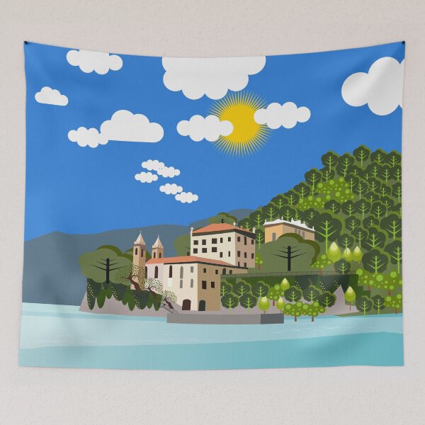 Artikelvorschau, Comer See Italien entworfen und verkauft von Design4uStudio.