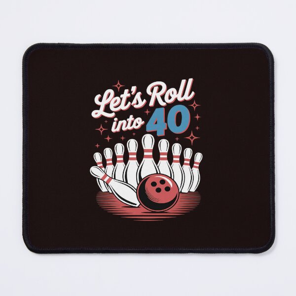 Item preview, Rolling Into 40 Bowling 40 Years Old 40th Birthday designed and sold by petrichorsworld.