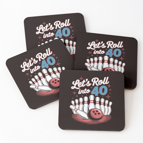 Item preview, Rolling Into 40 Bowling 40 Years Old 40th Birthday designed and sold by petrichorsworld.