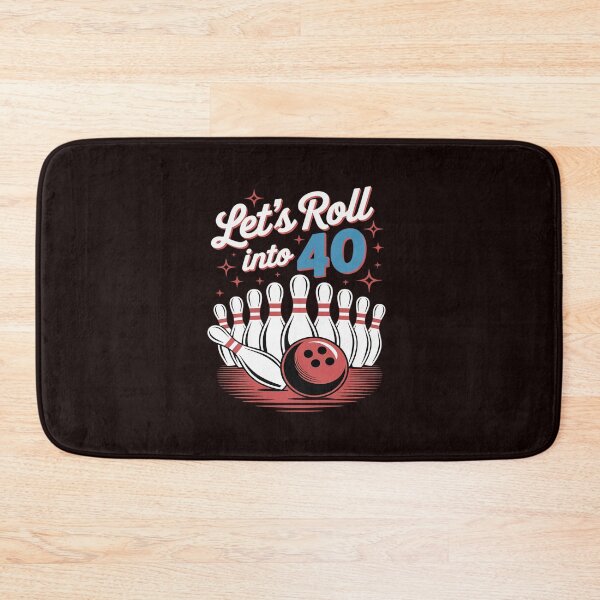 Item preview, Rolling Into 40 Bowling 40 Years Old 40th Birthday designed and sold by petrichorsworld.