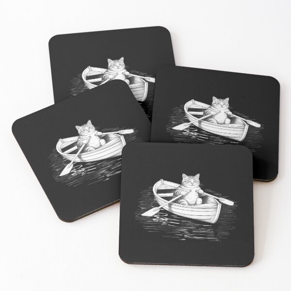 Item preview, Rowing Cat Kitten Lover designed and sold by petrichorsworld.