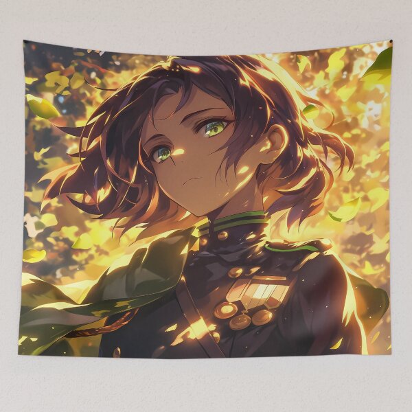 Item preview, Hyakuya Yuuichirou Seraph Of The End Heroic Soldier Autumn Glow Anime designed and sold by HumbertoValveno.