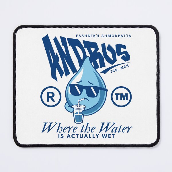 Item preview, Andros: where the water is actually wet  (Andros Greece) designed and sold by Peerless-Prime.
