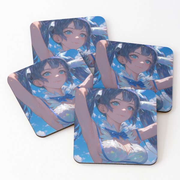 Artikelvorschau, Hestia DanMachi Majestic Hitagi Senjougahara Bakemonogatari Bright Sky Dynamische Anime-Mädchenpräsenz entworfen und verkauft von HumbertoValveno.