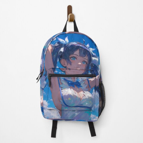 Item preview, Hestia DanMachi Majestic Hitagi Senjougahara Bakemonogatari Bright Sky Dynamic Anime Girl Presence designed and sold by HumbertoValveno.