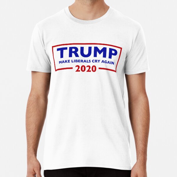 Vista previa del artículo con la obra «Donald Trump para el Presidente 2020 - Haz llorar a los liberales otra vez», diseñado y vendido por JenniferMac.