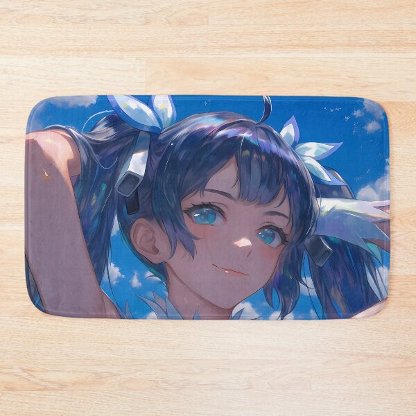 Item preview, Hestia DanMachi Majestic Hitagi Senjougahara Bakemonogatari Bright Sky Dynamic Anime Girl Presence designed and sold by HumbertoValveno.