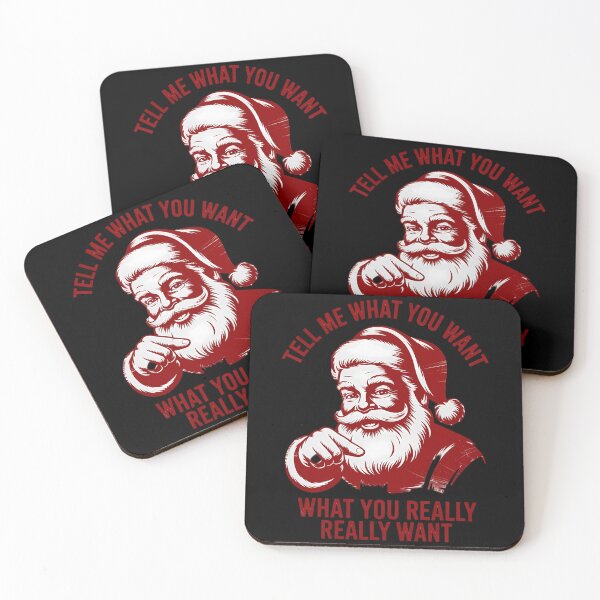 Item preview, Tell Me What You Want Funny Christmas Santa Xmas Gifts designed and sold by LunaCrazeArt.