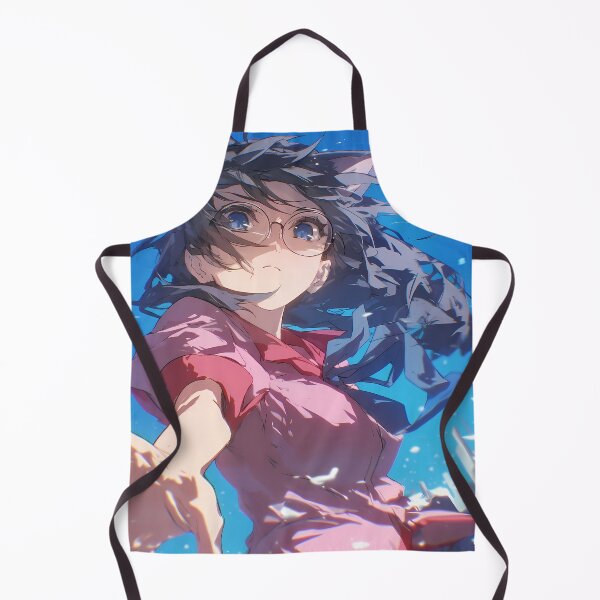 Item preview, Charming Tsubasa Hanekawa Bakemonogatari Blue Sky Cat Ears Graceful Anime Girl designed and sold by HumbertoValveno.