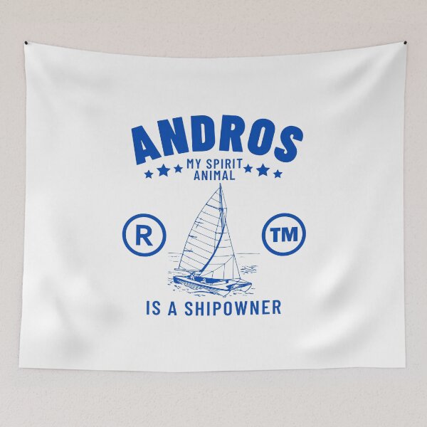 Item preview, Andros: my spirit animal is a shipowner  (Andros Greece) designed and sold by Peerless-Prime.