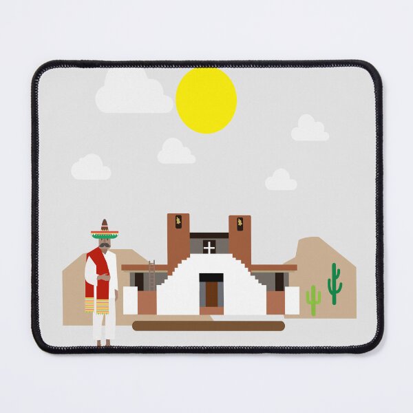 Item preview, A Mexican in the village of near church designed and sold by Design4uStudio.