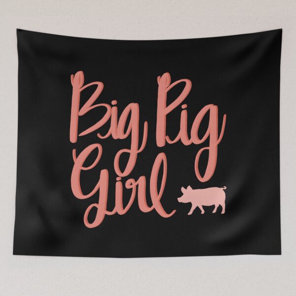 Item preview, Big Pig Girl Lettering designed and sold by JoaoMeloSousa.