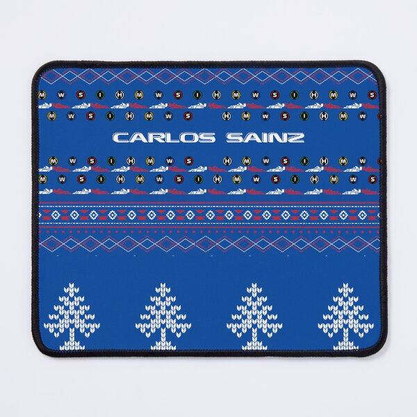 Item preview, Carlos Sainz F1 2025 Ugly Sweater Christmas socks and stockings designed and sold by Pink Polar F1.