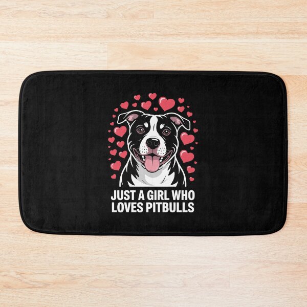 Item preview, Just a Girl Who Loves Pitbulls - Pitbull Dog Owner  designed and sold by GGrizeldaRivas.