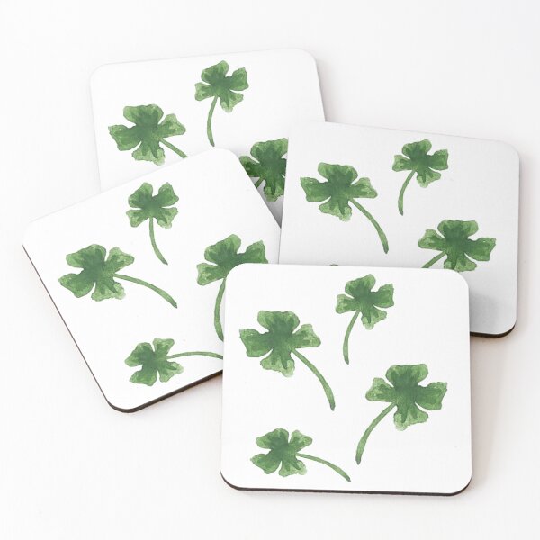 Item preview, Four-Leaf Luck Green designed and sold by LunaArtology.
