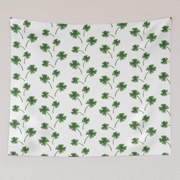 Item preview, Four-Leaf Luck Green designed and sold by LunaArtology.
