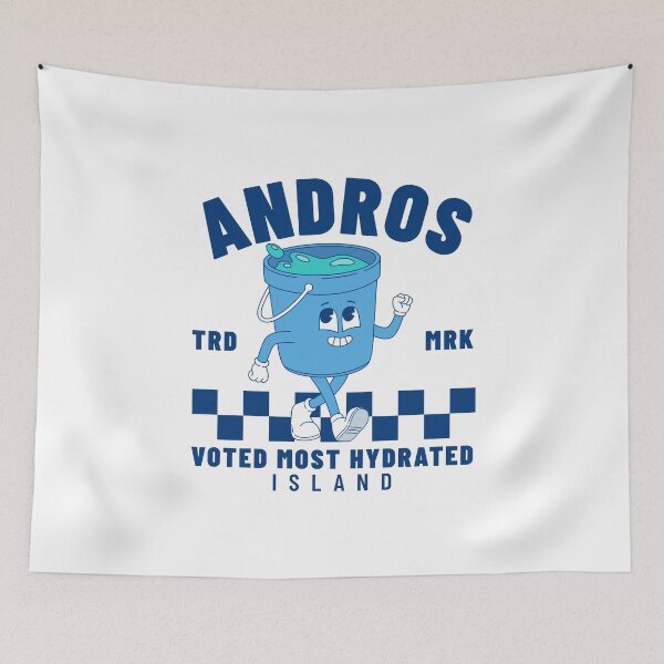 Item preview, Andros: voted most hydrated island  (Andros Greece) designed and sold by Peerless-Prime.