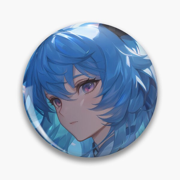 Item preview, Ganyu Genshin Impact serene anime girl blue sky calm grace designed and sold by HumbertoValveno.