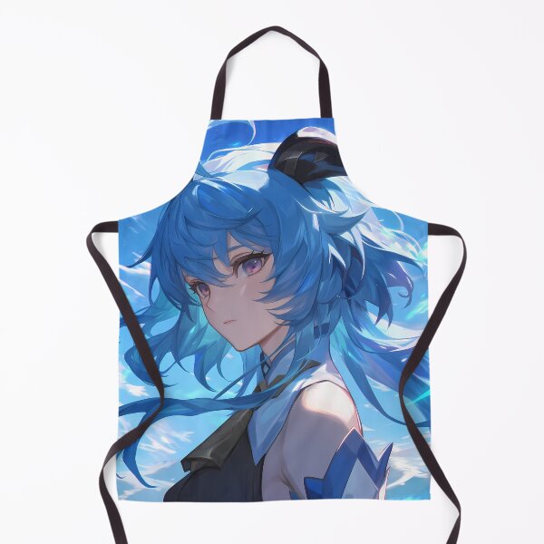 Item preview, Ganyu Genshin Impact serene anime girl blue sky calm grace designed and sold by HumbertoValveno.