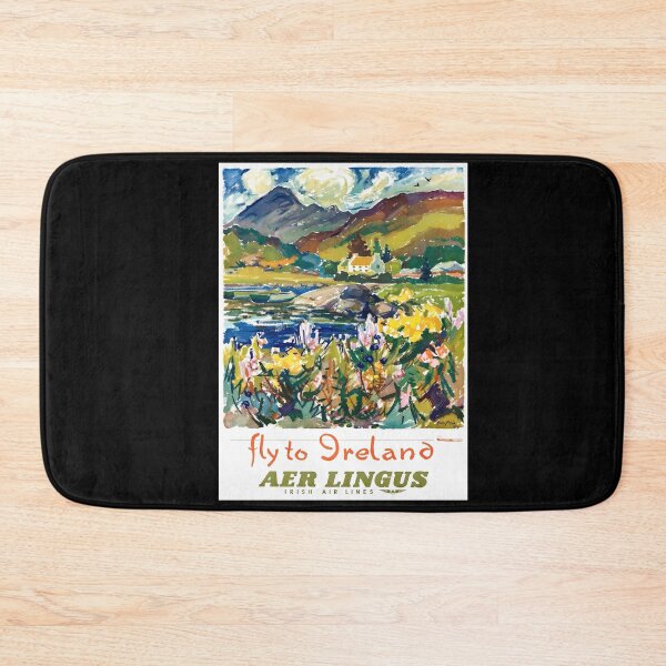 Item preview, Vintage Aer Lingus Travel Poster | Mid-Century Art Print | Irish Countryside | Impressionistic Landscape & Natural Beauty designed and sold by artofuniverse.