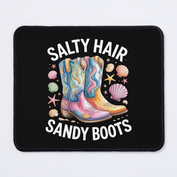 Item preview, Salty Hair Sandy Boots Coastal Cowgirl designed and sold by KingsLife1994.