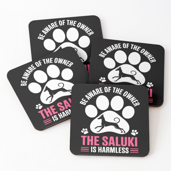 Item preview, Saluki Owner Warning Harmless Dog Ahead Notice Sign designed and sold by KingsLife1994.
