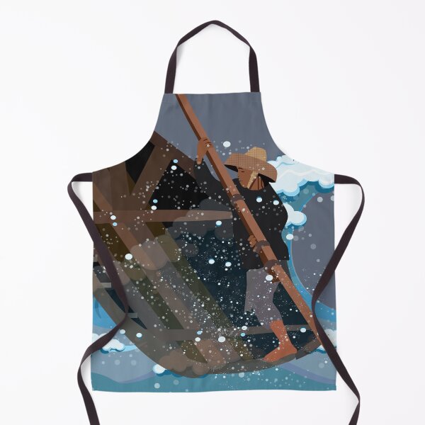 Item preview, Vietnamese fisherman in the storm designed and sold by Design4uStudio.