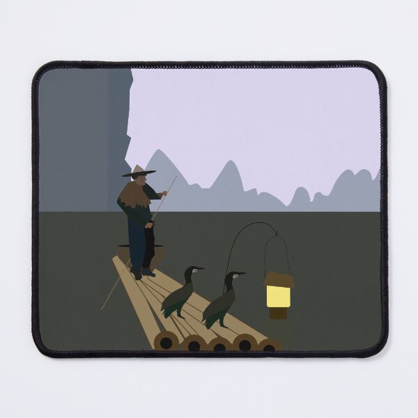 Item preview, Fishing with Cormorants designed and sold by Design4uStudio.