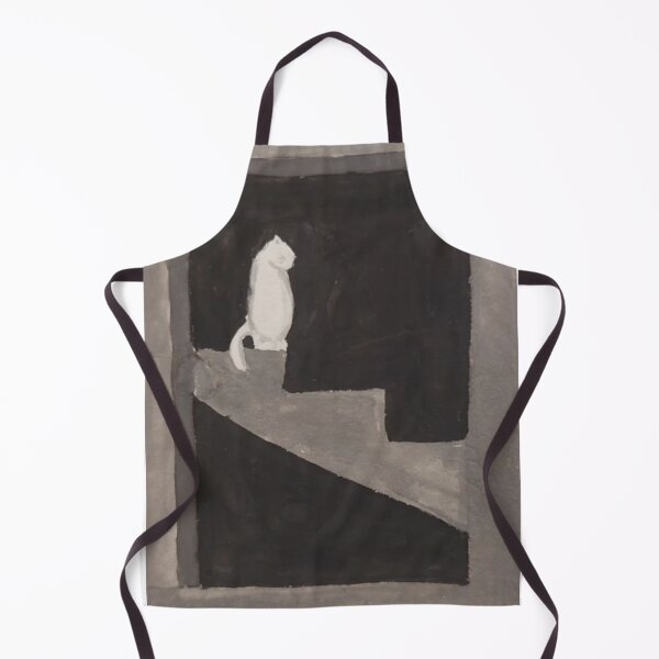 Item preview, “The Silent Watcher” – Minimal Cat Art in Monochrome  designed and sold by LunaArtology.